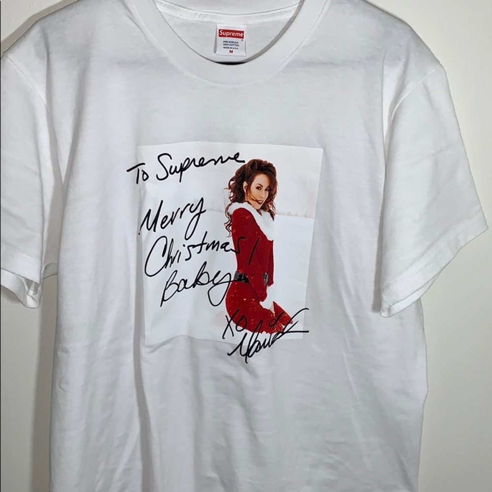 Supreme x Mariah Carey Christmas Shirt
